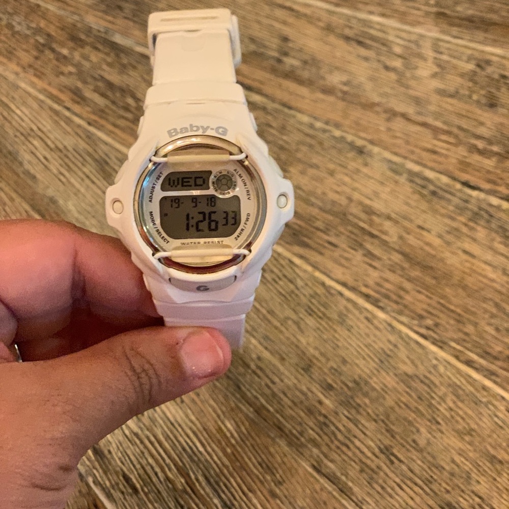 •Baby-G• white watch